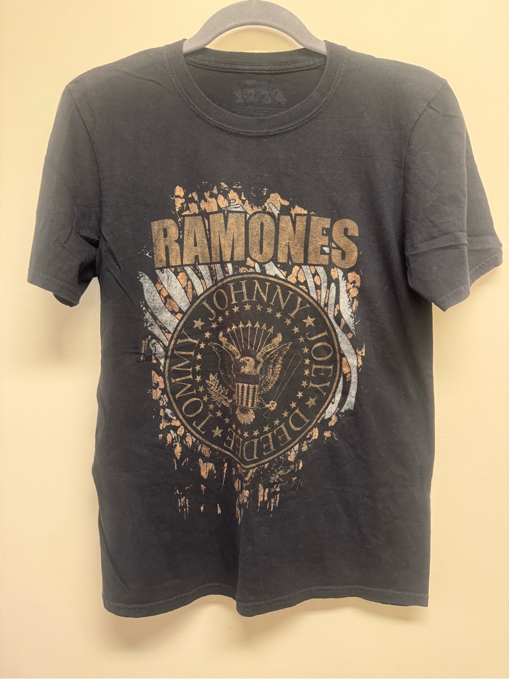 Ramones Graphic Short Sleeve Tee - Black EUC Size M
